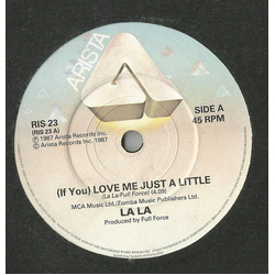 La La (If You) Love Me Just A Little Vinyl 7" USED
