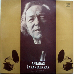 Antanas Šabaniauskas Dainuoja Antanas Šabaniauskas Vinyl LP USED