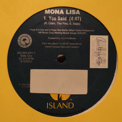 Mona Lisa Kimberly Leadbetter You Said Vinyl 12" USED