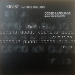 Krust Coded Language (Roni Size Remixes) Vinyl 12" USED