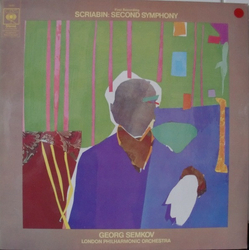 Alexander Scriabin / Georg Semkov / London Philharmonic Orchestra Second Symphony Vinyl LP USED