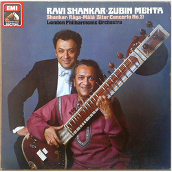 Ravi Shankar / Zubin Mehta / London Philharmonic Orchestra Raga Mala (Garland Of Ragas) Vinyl LP USED