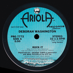 Deborah Washington Rock It Vinyl 12" USED