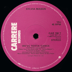 Sylvia Mason-James We've Gotta Dance Vinyl 12" USED