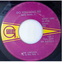 The Contours Do You Love Me / Move, Mr. Man Vinyl 7" USED