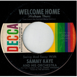 Sammy Kaye And His Orchestra Welcome Home (Welkom Thuis) Vinyl 7" USED