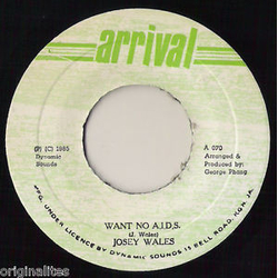 Josey Wales Want No A.I.D.S. Vinyl 7" USED