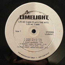 Les McCann Les McCann Plays The Hits Vinyl LP USED