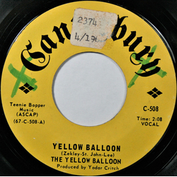 Yellow Balloon Yellow Balloon Vinyl 7" USED