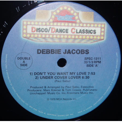 Debbie Jacobs / Jocelyn Brown Don't You Want My Love / Under Cover Lover / Somebody Else's Guy Vinyl 12" USED