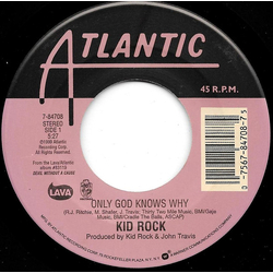 Kid Rock Only God Knows Why Vinyl 7" USED