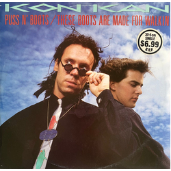 Kon Kan Puss N' Boots / These Boots Are Made For Walkin' Vinyl 12" USED