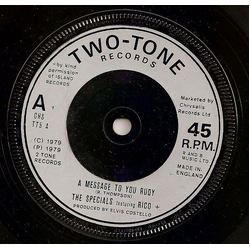 The Specials / Rico Rodriguez A Message To You Rudy / Nite Klub Vinyl 7" USED