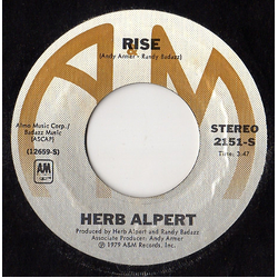 Herb Alpert Rise Vinyl 7" USED