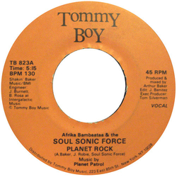 Afrika Bambaataa & Soulsonic Force / Planet Patrol Planet Rock Vinyl 7" USED