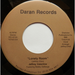 Jeffrey Valantine Lonely Room Vinyl 7" USED