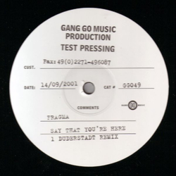 Fragma Say That You're Here Vinyl 12" USED