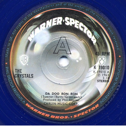 The Crystals Da Doo Ron Ron Vinyl 7" USED