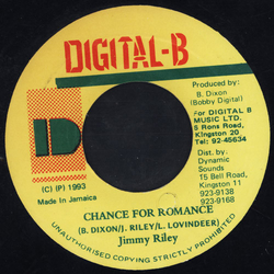 Jimmy Riley Chance For Romance Vinyl 7" USED