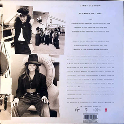 Janet Jackson Because Of Love Vinyl 12" USED
