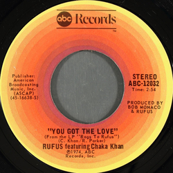 Rufus & Chaka Khan You Got The Love Vinyl 7" USED