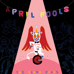 the scary jokes April Fools Vinyl LP USED