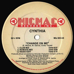 Cynthia Change On Me Vinyl 12" USED