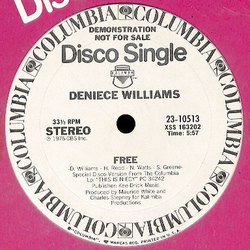 Deniece Williams Free / It's Important To Me Vinyl 12" USED