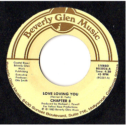 Chapter 8 Love Loving You Vinyl 7" USED