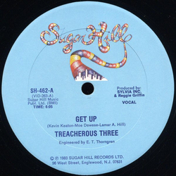 Treacherous Three Get Up Vinyl 12" USED