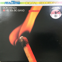 Don Menza & His '80s Big Band Burnin' Vinyl LP USED