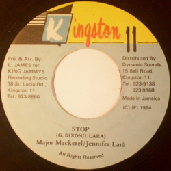 Major Mackerel / Jennifer Lara Stop! Vinyl 7" USED