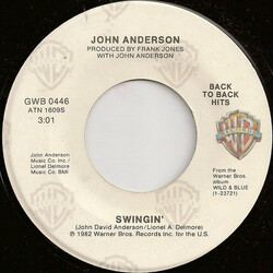John Anderson (3) Swingin' / Wild And Blue USED VINYL 7INCH 45 RPM SINGLE