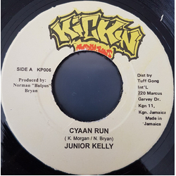 Junior Kelly Cyaan Run Vinyl 7" USED