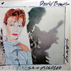 David Bowie Scary Monsters Vinyl LP USED