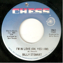 Billy Stewart I'm In Love (Oh, Yes I Am) / Crazy 'Bout You Baby Vinyl 7" USED