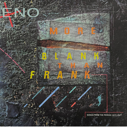 Brian Eno More Blank Than Frank Vinyl LP USED