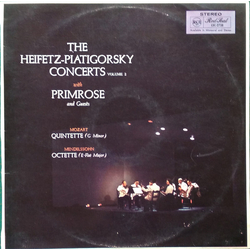 Jascha Heifetz / Gregor Piatigorsky / William Primrose / Wolfgang Amadeus Mozart / Felix Mendelssohn-Bartholdy Quintette (G Minor) · Octette (E-Flat M