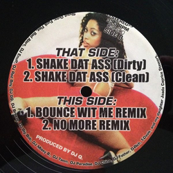 DJ Q (3) Shake Dat Ass Vinyl 12" USED