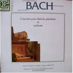 Carl Philipp Emanuel Bach / Johann Christian Bach Concertos Pour Clavecin, Pianoforte & Orchestre Vinyl LP USED