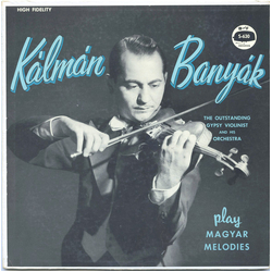 Kalman Banyak Magyar Melodies Vinyl LP USED