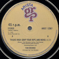 Tom Browne Thighs High (Grip Your Hips And Move) / Dreams Of Lovin' You Vinyl 12" USED