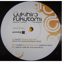 Yukihiro Fukutomi Peace / Hooked (The Remixes) Vinyl 12" USED