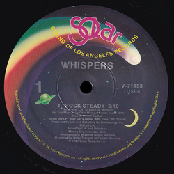 The Whispers Rock Steady Vinyl 12" USED
