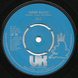 10cc Rubber Bullets Vinyl 7" USED