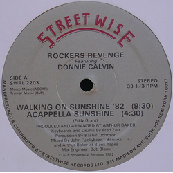 Rockers Revenge / Donnie Calvin Walking On Sunshine '82 Vinyl 12" USED