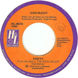 Van McCoy Party VINYL 7" USED