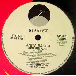Anita Baker Just Because Vinyl 12" USED