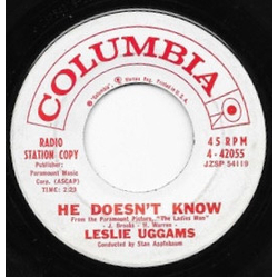 Leslie Uggams He Doesn't Know / I Love Him Vinyl 7" USED