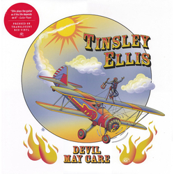 Tinsley Ellis Devil May Care LP Album Red